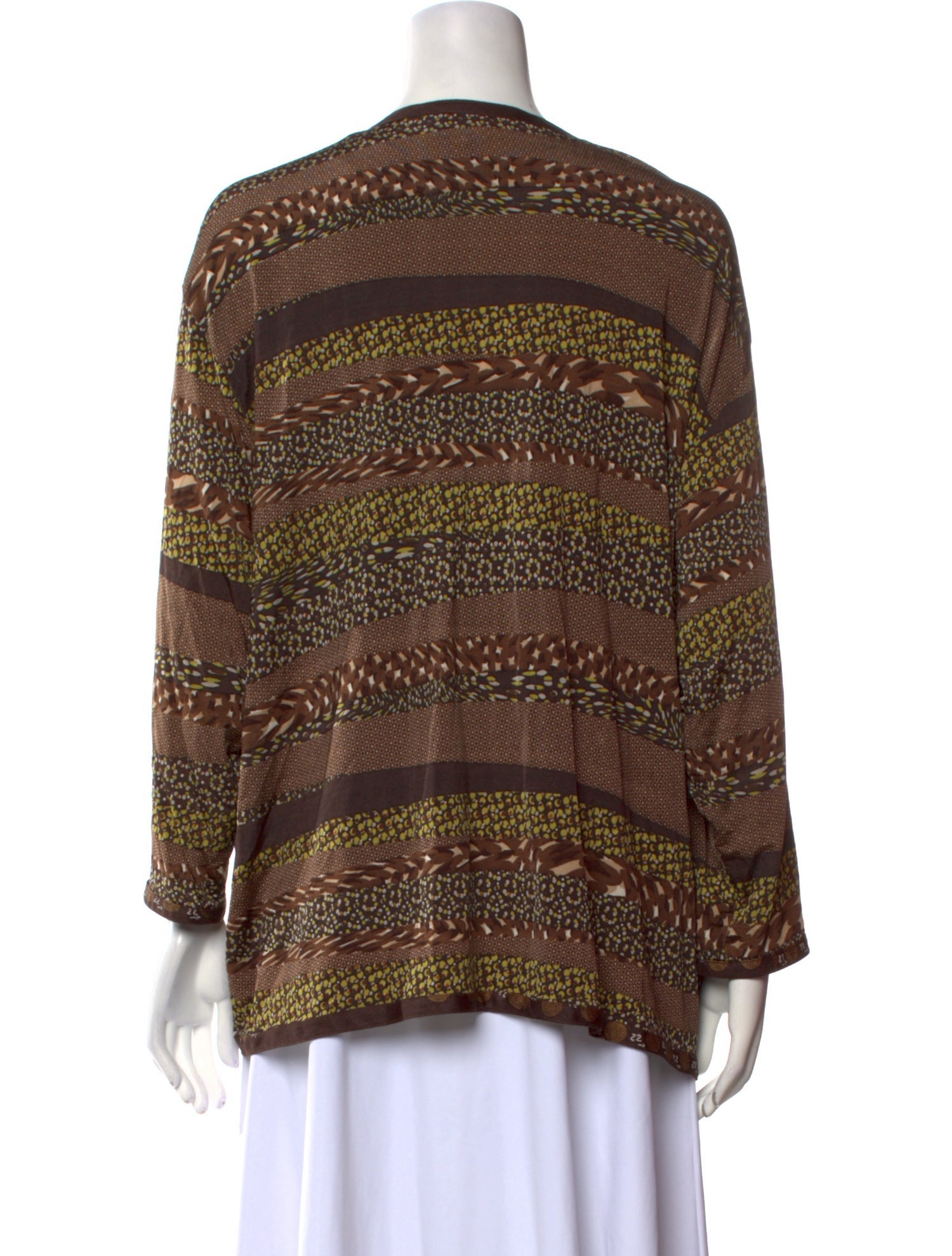 Koos Van Den Akker Vintage Late 1980's - Early 1990's Blouse